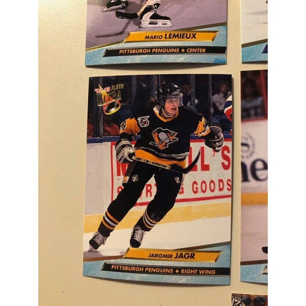 NHL Fleer Series 1 Cards Lot of 205 cards Inlcuding Gretzky-Lemieux-Bourqu-Neely